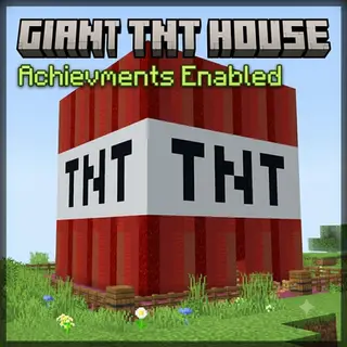 Giant TNT House | Achievements Enabled