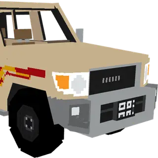 LAND CRUISER 70 SHORT (Simple Saudi car)