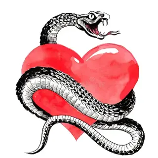snake heart