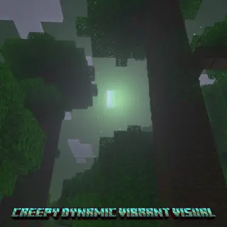 creepy dynamic vibrant visual