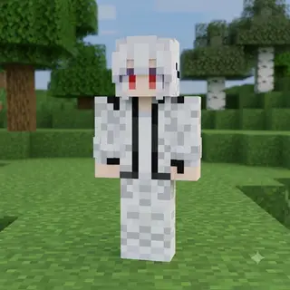 ONYX | White Demon Minecraft Skin