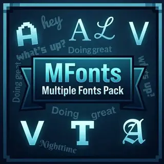Multiple Fonts Pack