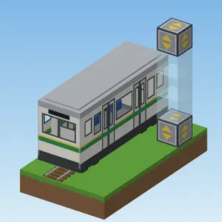 Simple elevator and Trains