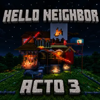 hello neighbor Act 3. custom map, Fan recreation