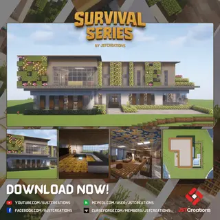 Survival Modern House #129 (Achievements On)