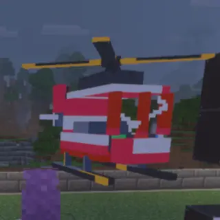 Working Helicopter