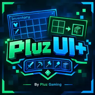 Pluz UI+ – Blue Inventory UI, Quick Craft & Quick Loot