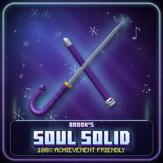 Brook's Soul Solid Cane (Achievement Friendly)