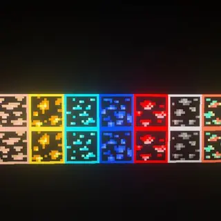 Simple Glowing Ores