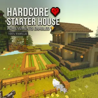 Ultimate Hardcore Starter House | Achievements Enabled