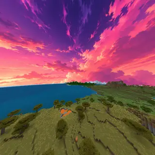 Vivid SkyBox Pink Violet Clouds 