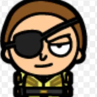 Evil Morty shield