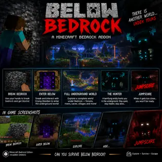 Below bedrock