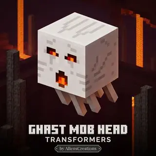 Ghast Mob Head Transformers