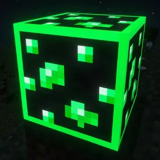 Glowing ore