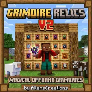 Grimoire Relics V2 — Magical Offhand Grimoires