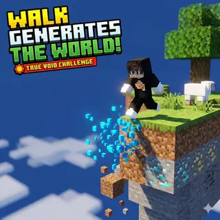 Walk To Generate The World | True Void Survival Challenge