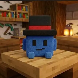 Blue elegant plush