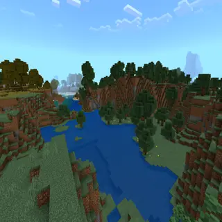 Beta Title Screen World 1.8  (Bedrock)