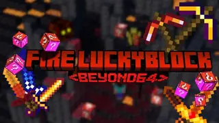 Fire Lucky Block for Minecraft V1.0