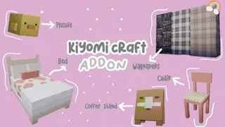 Kiyomi Craft Addon - Aesthetic Furniture Mod for Minecraft Bedrock/PE | Minecraft Furniture Mod