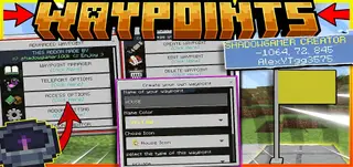 Advanced Waypoint v2 support 1.21.60 ♻️🔥
