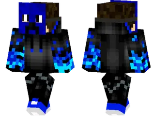 Blue Creeper Mask Skin
