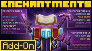 Enchantments Addon for Minecraft Bedrock 26.50