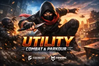 Utility: Combat, Parkour & Swimming Addon for MCPE 1.21.100