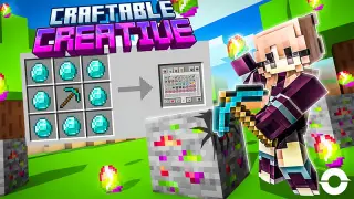 Crafable Creative Map for Minecraft Bedrock 26.30