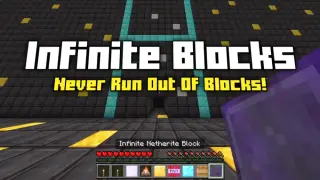 Infinite Blocks Addon for Minecraft Bedrock 26.50