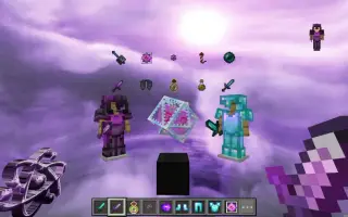 FiolPurple PvP Texture Pack for Minecraft Bedrock 26.50