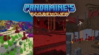 PandaMine Fog Remover Texture Pack for MCPE 26.40