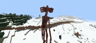 Siren Head Arrival Addon for Minecraft Bedrock 26.50