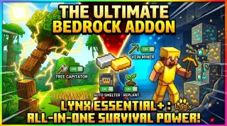 Lynx Ultimate Essential Addon for Minecraft Bedrock 26.50