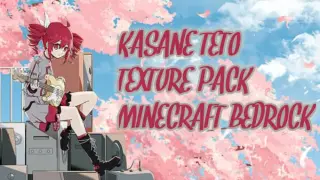 Kasane Teto Texture Pack for Minecraft Bedrock 26.50