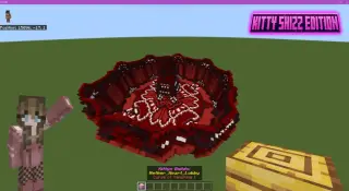 Instant Build Nether Heart Lobby Map for MCPE 26.50