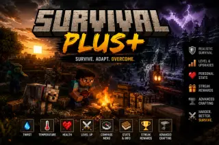Survival Plus Addon for Minecraft Bedrock 26.50