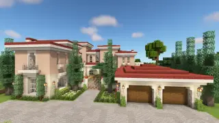 Luxury Villa Map for Minecraft Bedrock 26.50