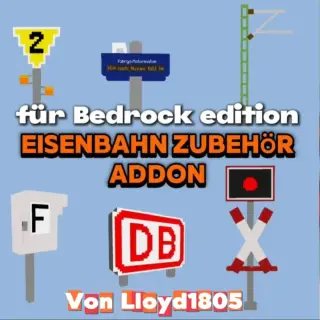 Eisenbahn Zubehör Addon for Minecraft Bedrock 26.50