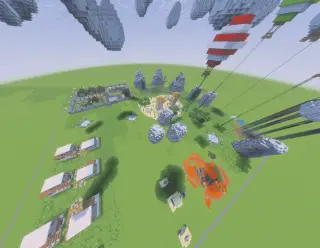 Block City: Battle Royale Map for Minecraft Bedrock 26.50