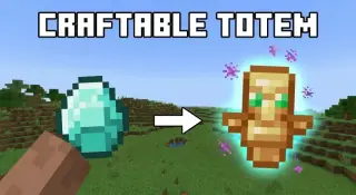 Craftable Totem Addon for Minecraft Bedrock 26.50