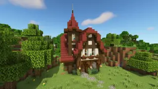 Survival Cottage Map for Minecraft Bedrock 26.50