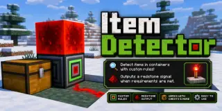Item Detector Addon for Minecraft Bedrock 26.20