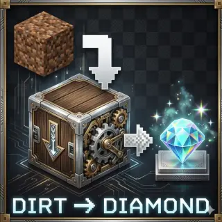 Dirt to Diamond Addon for Minecraft Bedrock 1.21.130