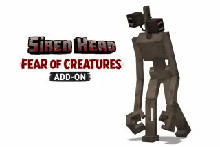 Siren Head: Fear of Creatures Addon for MCPE 26.50