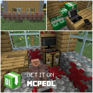 YouTubers Decorations Addon for Minecraft Bedrock 26.10