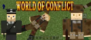 World of Conflict WWII Addon for Minecraft Bedrock 1.21.130