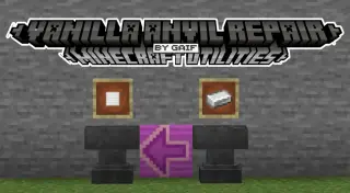Vanilla Anvil Repair Addon for Minecraft Bedrock