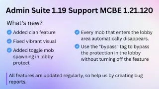 Admin Suite Addon for Minecraft Bedrock 1.21.100